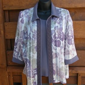 2 Piece set, Petite Camisole and Jacket